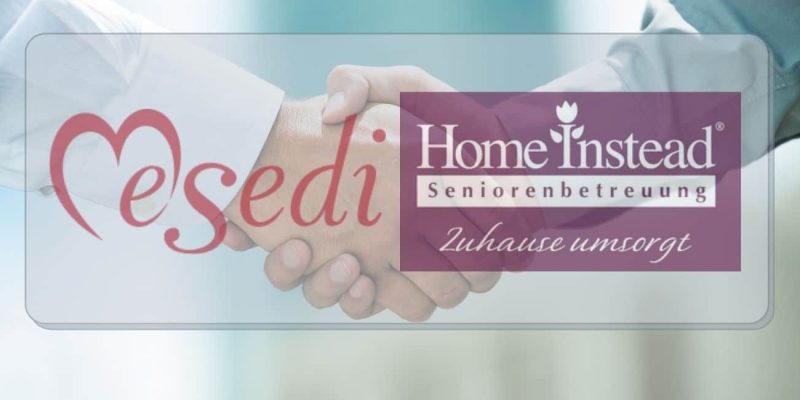 Ein Logo von Mesedi Home Instead Partner